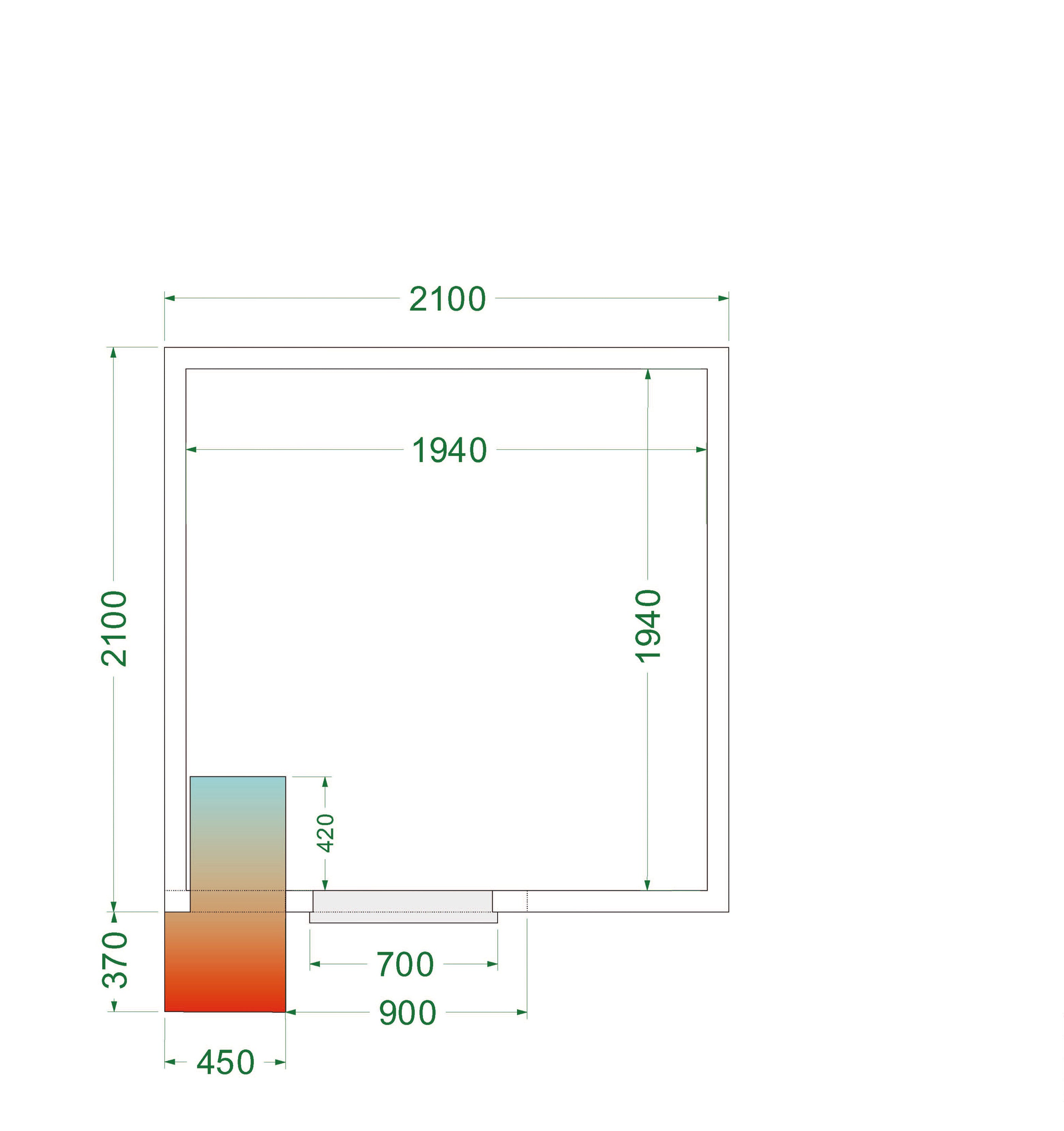 Armoire Frigorifique Pro 2 Portes Positive Ou Négative CRPF2121 Chambre Froide Pour Restauration