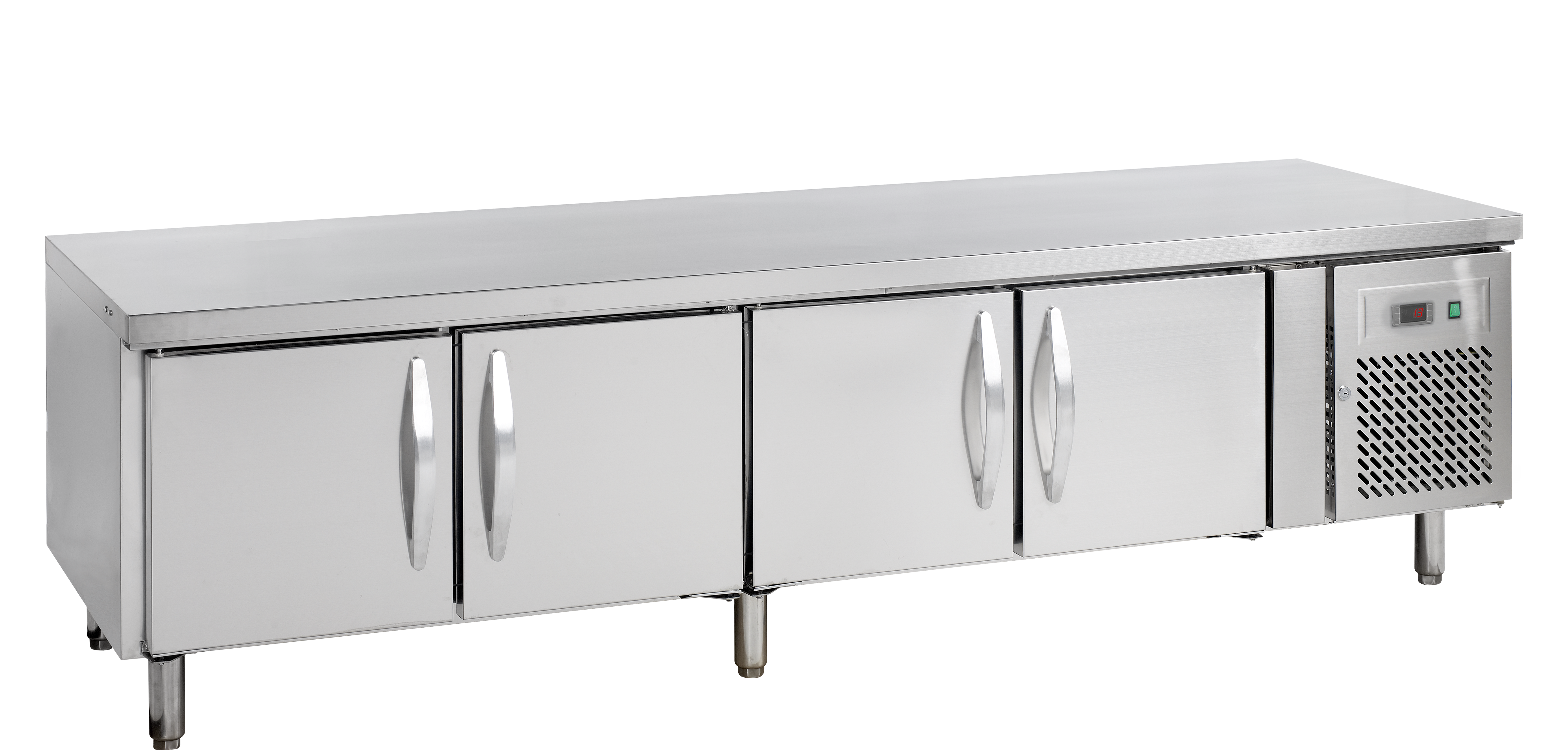 Armoire Frigorifique Sous-Comptoir UC UC5410 GN1/1 Froid Ventilé SS304 Acier Inox