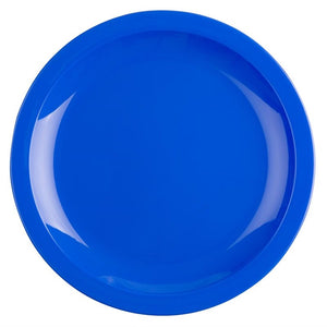 Assiettes en polypropylène Olympia Kristallon bleues 230mm (lot de 12) - EQUIPEMENT RESTAURATION 