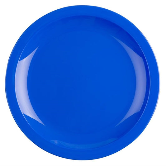 Assiettes en polypropylène Olympia Kristallon bleues 230mm (lot de 12) - EQUIPEMENT RESTAURATION 