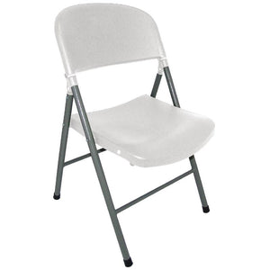 Chaises pliantes Bolero blanches (lot de 2) - EQUIPEMENT RESTAURATION 