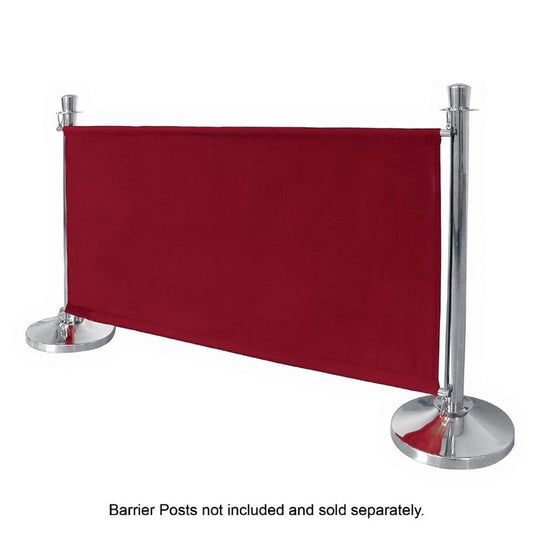 Barrière en toile Bolero rouge - EQUIPEMENT RESTAURATION 