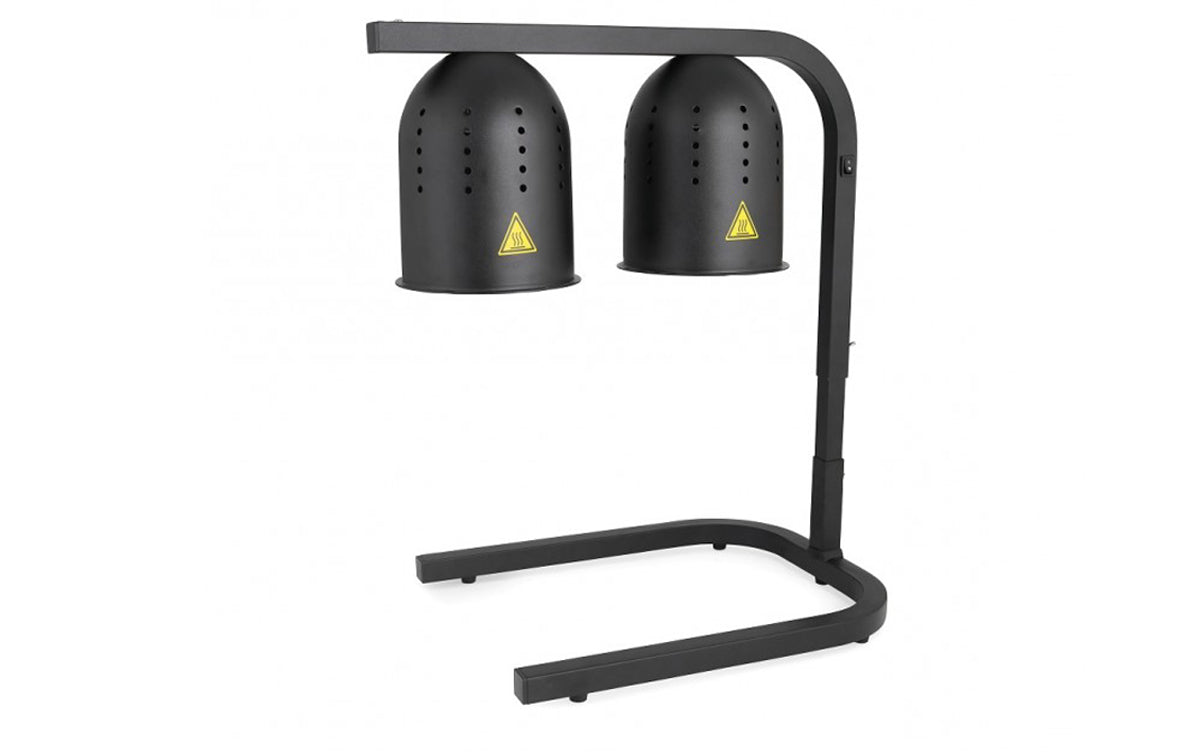 Chauffe frites - 2 lampes - Noir - DL2112-B - CHAUFFE FRITES