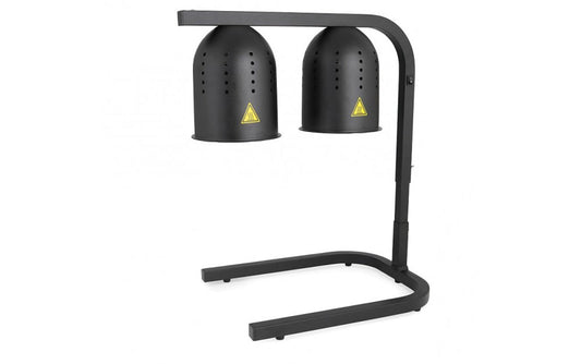 Chauffe frites - 2 lampes - Noir - DL2112-B - CHAUFFE FRITES