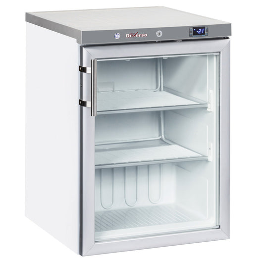 Congélateur statique, porte vitrée, 200 L - Inox - WR-NG21-XV - EQUIPEMENT RESTAURATION 