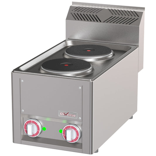 Cuisinière électrique 2 plaques - Gamme 600 - WR-E2PT-02 - CUISINIERE ELECTRIQUE