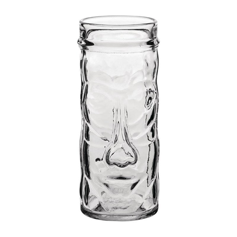 Chopes transparentes Utopia Tahiti Tiki 45 cl (x6) - EQUIPEMENT RESTAURATION 