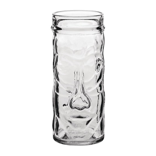Chopes transparentes Utopia Tahiti Tiki 45 cl (x6) - EQUIPEMENT RESTAURATION 