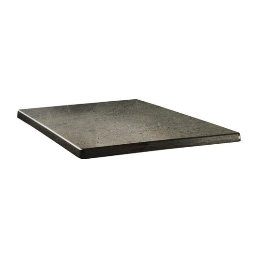 Plateau de table carré Topalit Classic Line béton - EQUIPEMENT RESTAURATION 