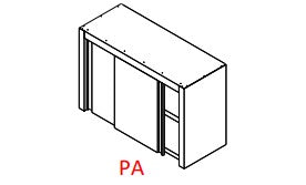Etagère murale en inox - 1000x400x660 - PA410 - EQUIPEMENT RESTAURATION 