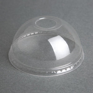 Couvercles dôme compostables en PLA Fiesta Compostable pour gobelets 340/454/568ml (Lot de 1000) - EQUIPEMENT RESTAURATION 