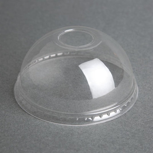 Couvercles dôme compostables en PLA Fiesta Compostable pour gobelets 340/454/568ml (Lot de 1000) - EQUIPEMENT RESTAURATION 