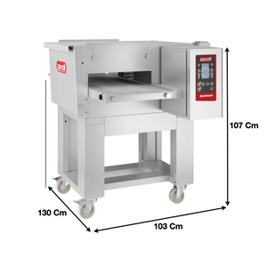Four à convoyeur 40cm – Gaz – Avec Support | Marque Zanolli SYNTHESIS 06/40 GAS/MC DIG - EQUIPEMENT RESTAURATION 