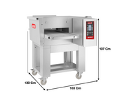 Four à convoyeur 40cm – Gaz – Avec Support | Marque Zanolli SYNTHESIS 06/40 GAS/MC DIG - EQUIPEMENT RESTAURATION 