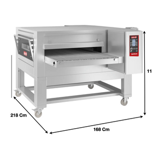 Four à convoyeur 80cm – Gaz – Avec Support | Marque : Zanolli SYNTHESIS 12/80 GAS/MC DIG - EQUIPEMENT RESTAURATION 