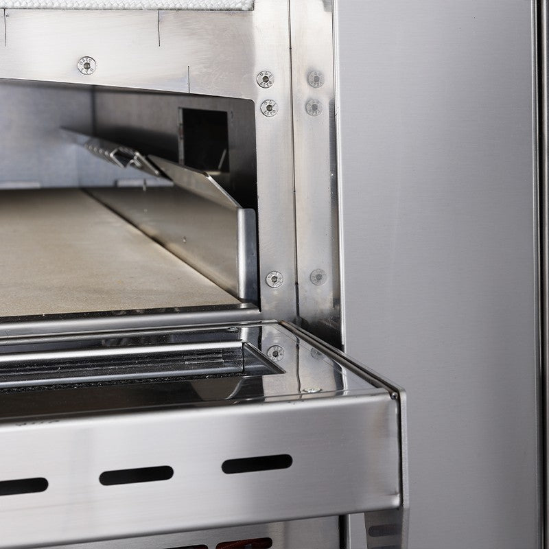 Four à pizza gaz 1 chambre 6 pizzas - Gamme Flame - FLAME6L - Pizza Group - EQUIPEMENT RESTAURATION 