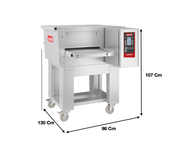 Four convoyeur électrique à tunnel ventilé largeur de tapis 40cm - EQUIPEMENT RESTAURATION 