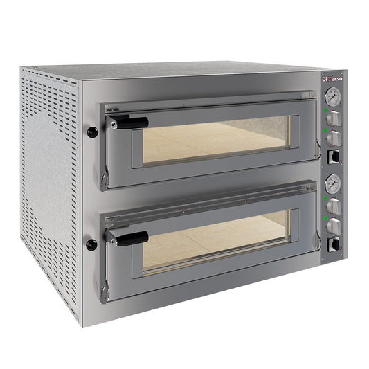 Four électrique 2x4 pizzas - 350 mm - 2 chambres - WR-FD24-MD - EQUIPEMENT RESTAURATION 