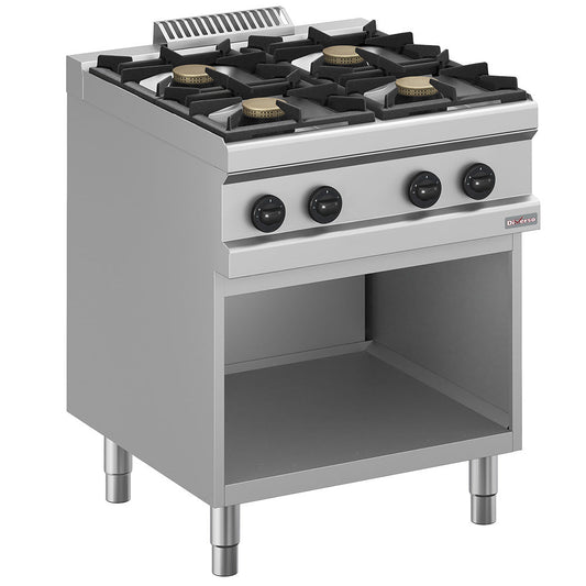 Fourneau gaz 4 feux vifs - WR-G4BA-A1 - FEUX SUR FOUR