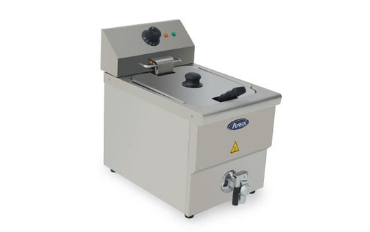 Friteuse électrique - 8 L - Inox - ATEF-08L - FRITEUSE ELECTRIQUE