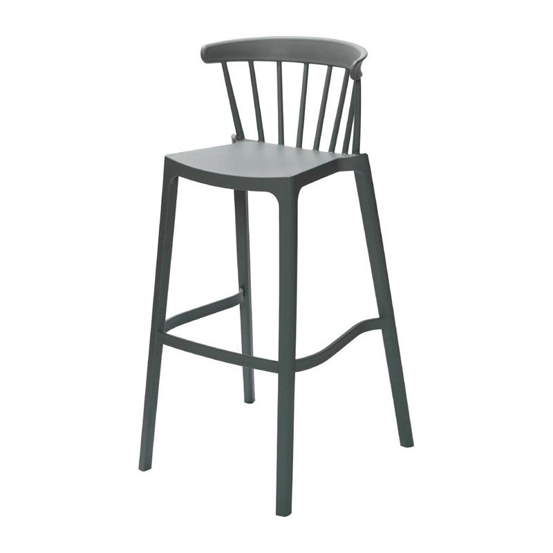 Chaises de bar d'extérieur Windson vert jade (lot de 4) - EQUIPEMENT RESTAURATION 