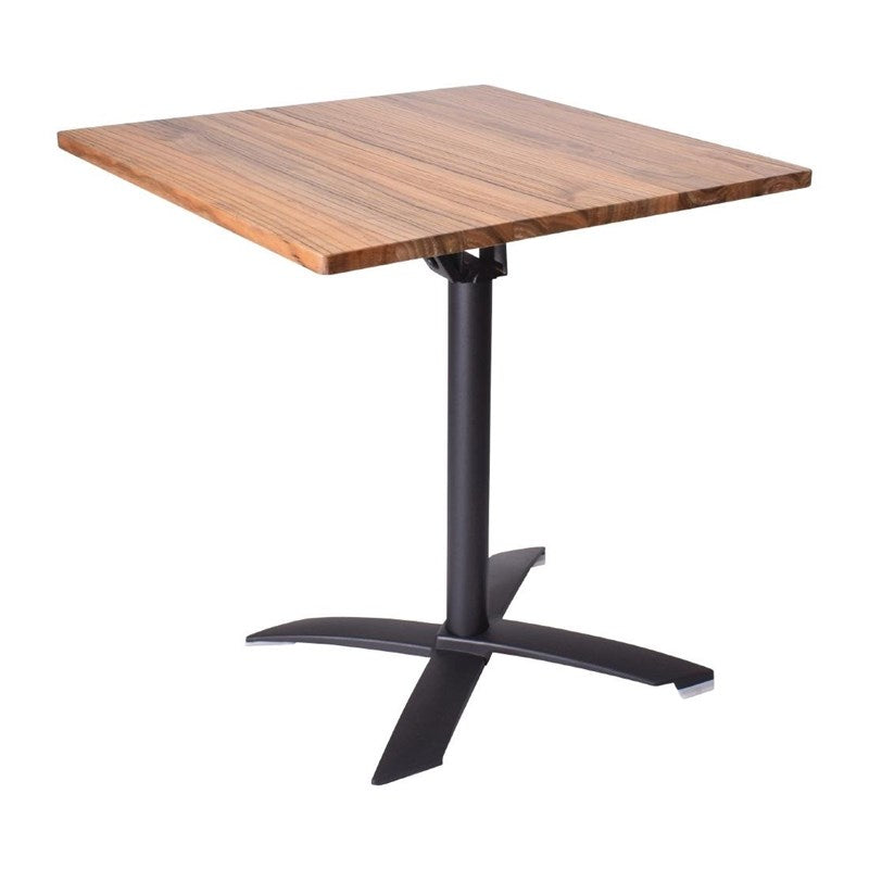 Table bistro pliante d'intérieur Helsinki 70x70cm - EQUIPEMENT RESTAURATION 