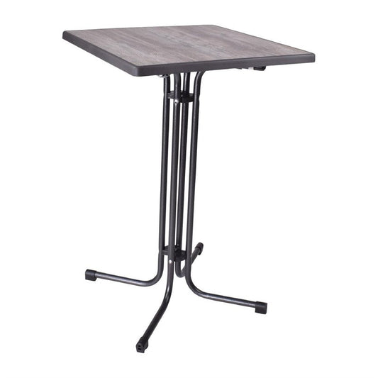 Table haute carrée pliante Limburg 70cm - EQUIPEMENT RESTAURATION 