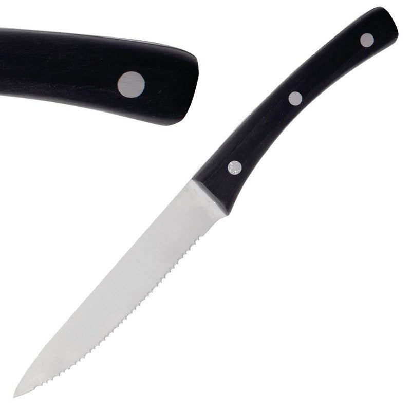 Couteau à steak Abert Angus (Lot de 12) - EQUIPEMENT RESTAURATION 