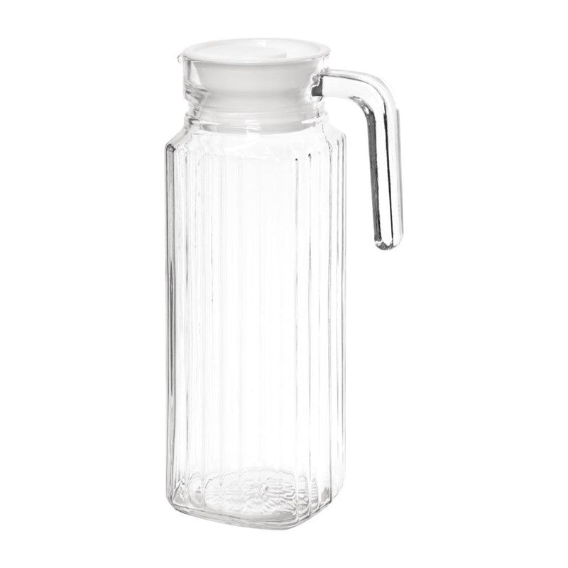 Pichet rainuré en verre Olympia (Lot de 6) - EQUIPEMENT RESTAURATION 