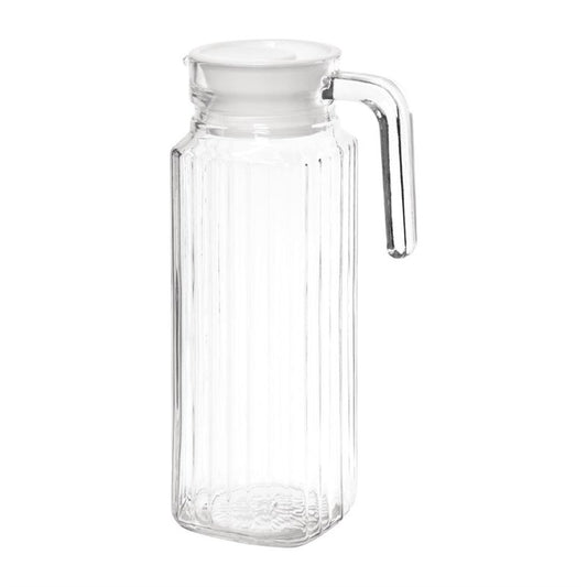 Pichet rainuré en verre Olympia (Lot de 6) - EQUIPEMENT RESTAURATION 