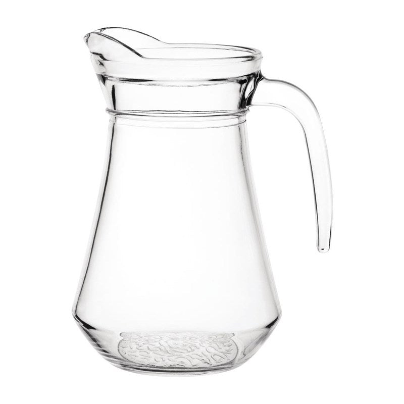 Pichet en verre Olympia 1L (Lot de 6) - EQUIPEMENT RESTAURATION 
