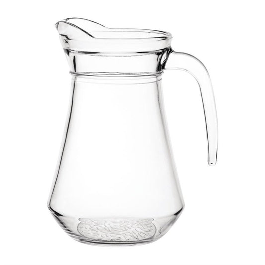 Pichet en verre Olympia 1L (Lot de 6) - EQUIPEMENT RESTAURATION 