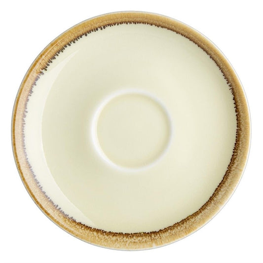 Soucoupe couleur sable Olympia Kiln pour GP332 160mm (Lot de 6) - EQUIPEMENT RESTAURATION 