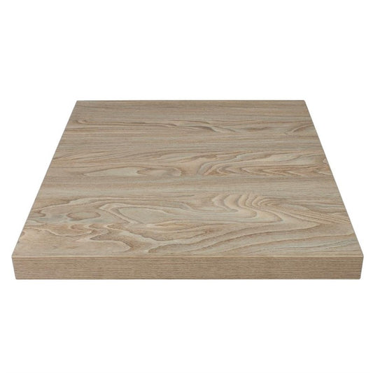 Plateau de table carré Bolero effet bois clair - EQUIPEMENT RESTAURATION 