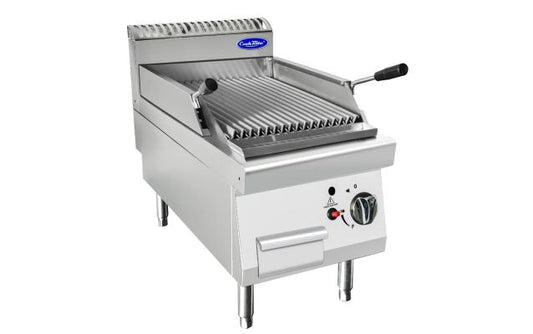 Grill gaz avec poignées - 1 brûleur - Inox - AT7G4CM-C - EQUIPEMENT RESTAURATION 