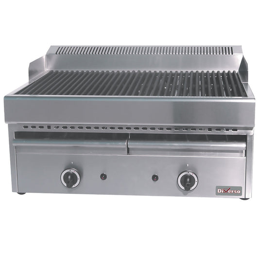Grill-vapeur gaz avec grille de cuisson en fonte - WR-GV67-77 - GRILL-VAPEUR GAZ