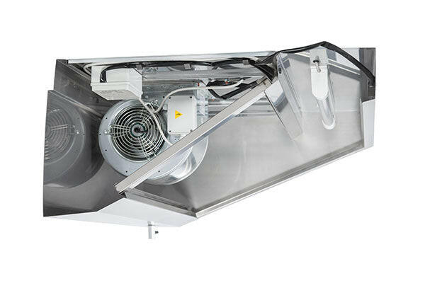 Hotte murale avec moteur 1000 x 900 x 460 mm avec variateur, éclairage, filtre et robinet de vidange - EQUIPEMENT RESTAURATION 