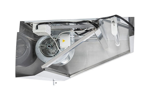 Hotte complète (7/7-1500 M3/h) 120 Pa éclairage variateur 2 filtres