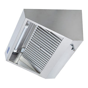 Hotte complète (7/7-1500 M3/h) 120 Pa éclairage variateur 2 filtres