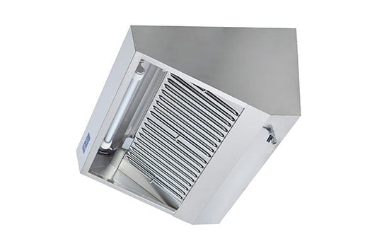 Hotte complète (7/7-1500 M3/h) 120 Pa éclairage variateur 2 filtres