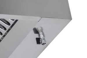 Hotte complète (7/7-1500 M3/h) 120 Pa éclairage variateur 2 filtres