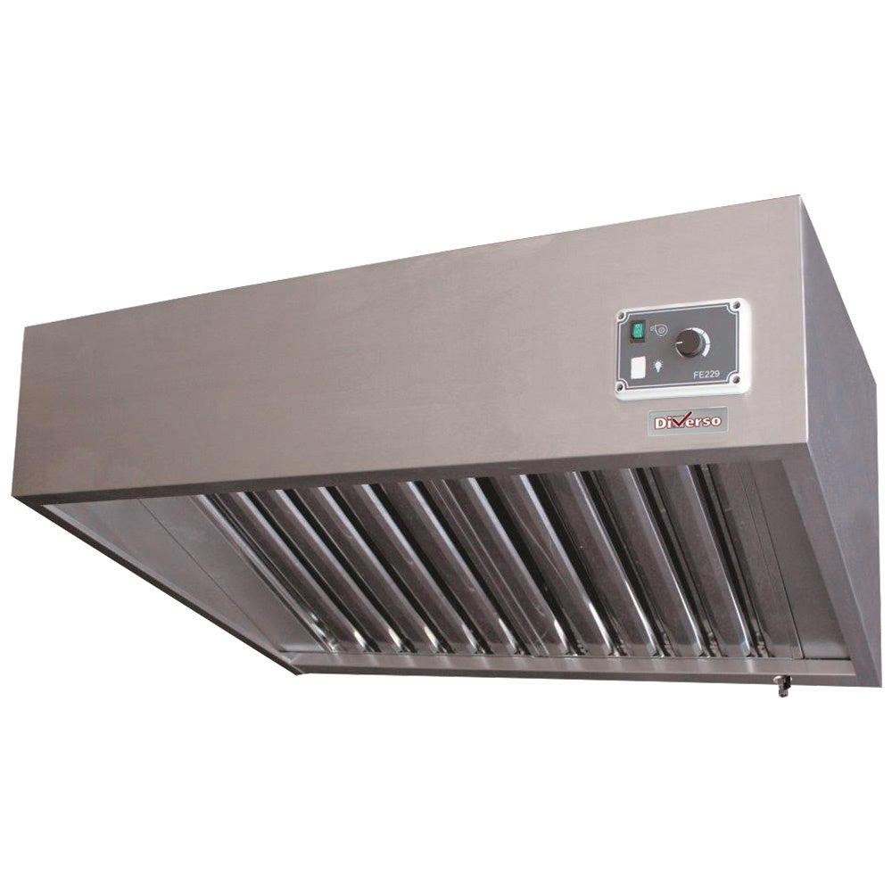Hotte complète (7/7-1500 M3/h) 120 Pa variateur - 2 filtres - WR-K107-TV - HOTTE COMPLETE