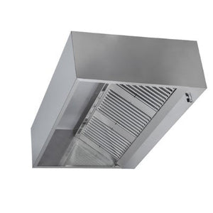 Hotte murale cubique- 1000x900x450 - EQUIPEMENT RESTAURATION 