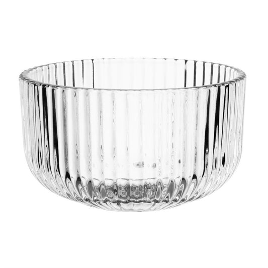 Bols côtelés ronds en verre Olympia (lot de 6) - EQUIPEMENT RESTAURATION 