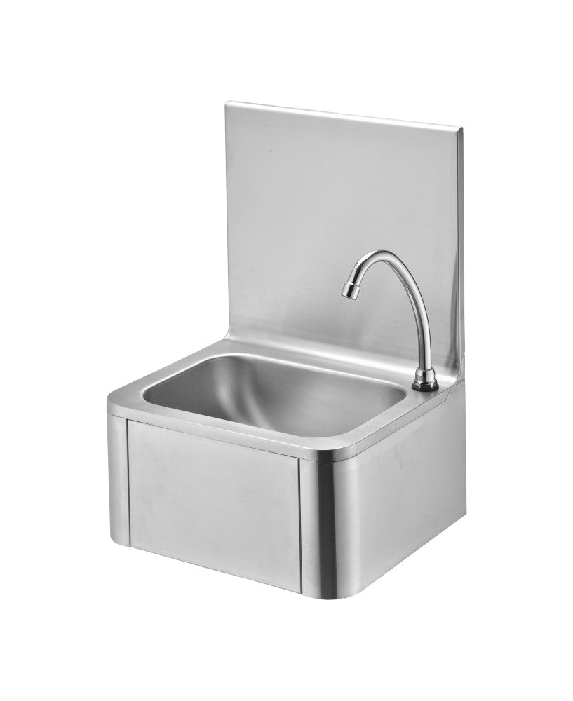 Lave-mains inox avec porte-savon – Réf. KYL43  Description :