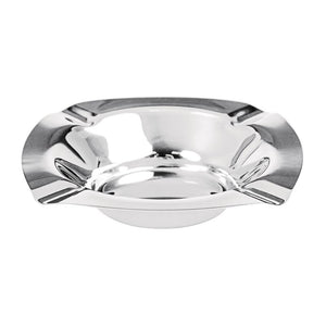 Cendrier en inox Olympia - EQUIPEMENT RESTAURATION 