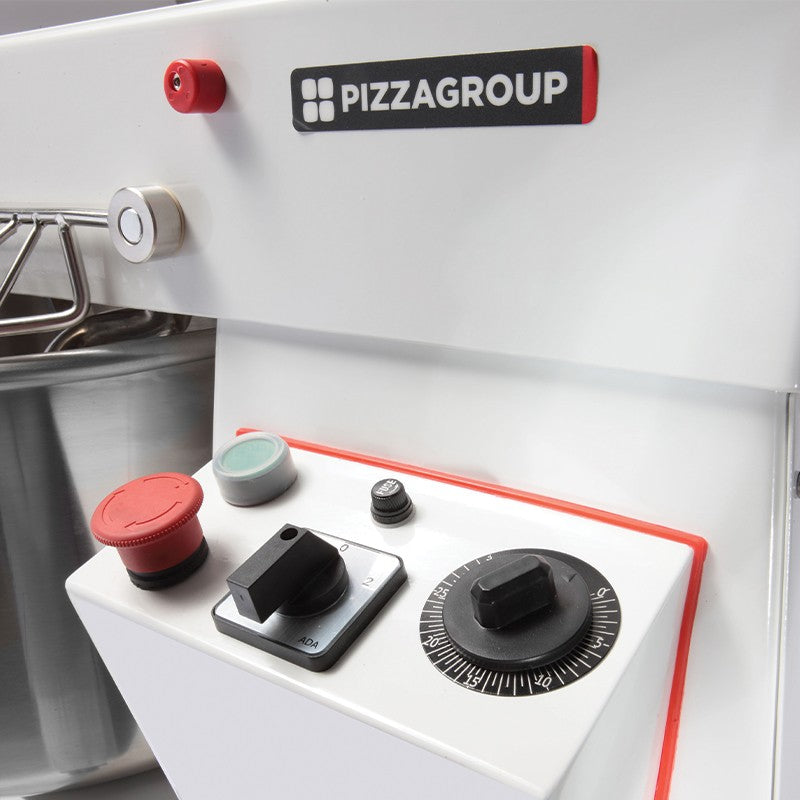 Pétrin à vitesse variable - Tête et cuve fixes - 25 kg - Gamme pétrins - IF33VS - Pizza Group - EQUIPEMENT RESTAURATION 