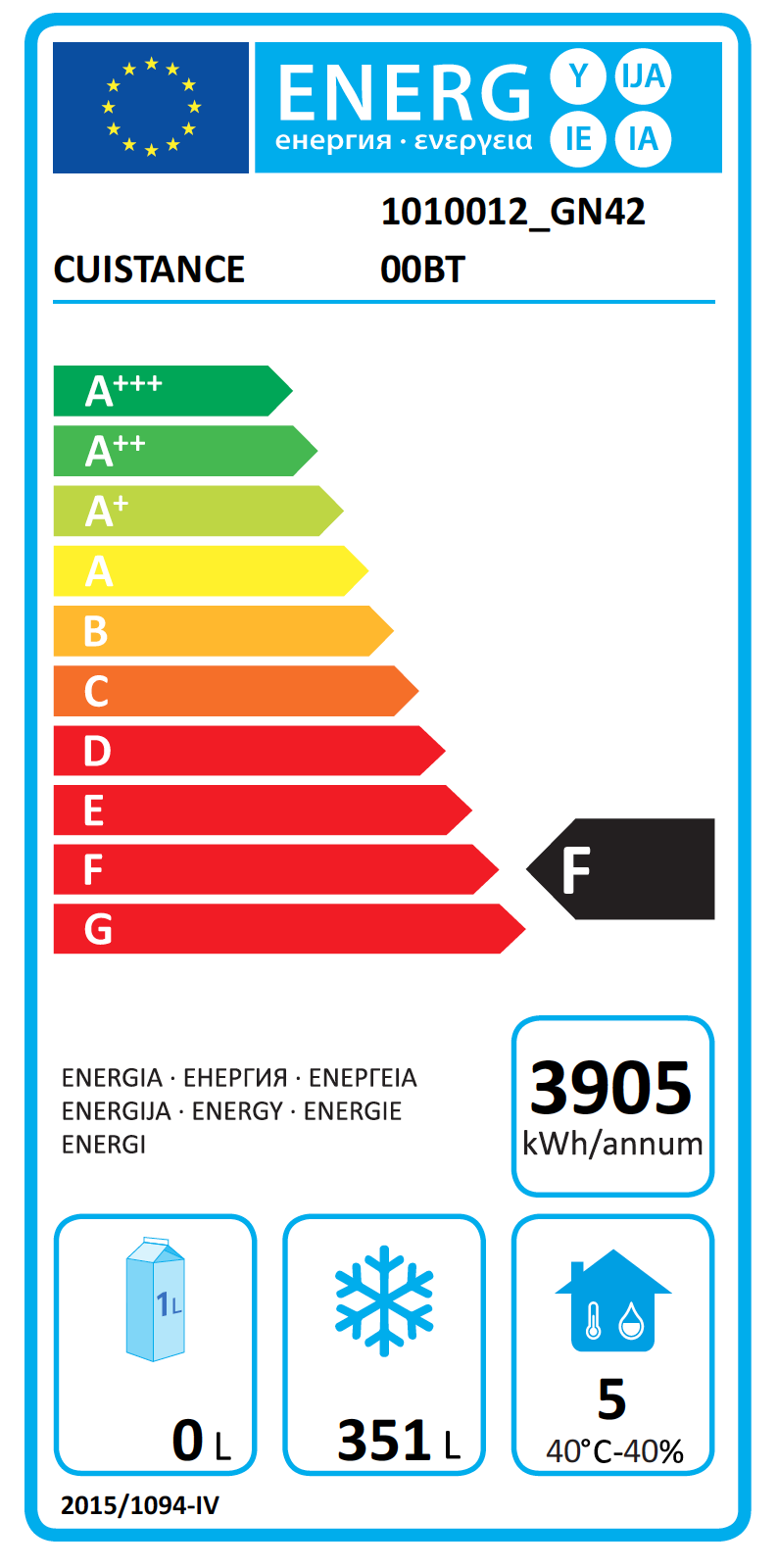 Meuble table congélateur – 4 portes pleines GN1/1 | CUIST GN4200BT - EQUIPEMENT RESTAURATION 