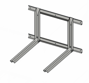 Chaise support pour tourelle 032/036 | 412836CHS | ALVENE - EQUIPEMENT RESTAURATION 