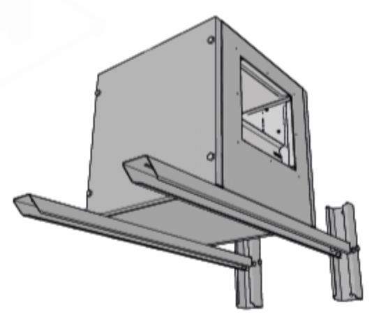 Chaise support pour caisson D5 | 20D5CH | ALVENE - EQUIPEMENT RESTAURATION 